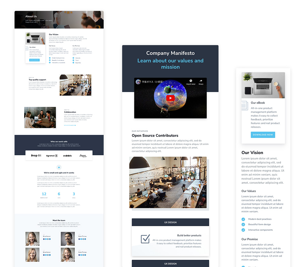 DiviWP About Layout 2