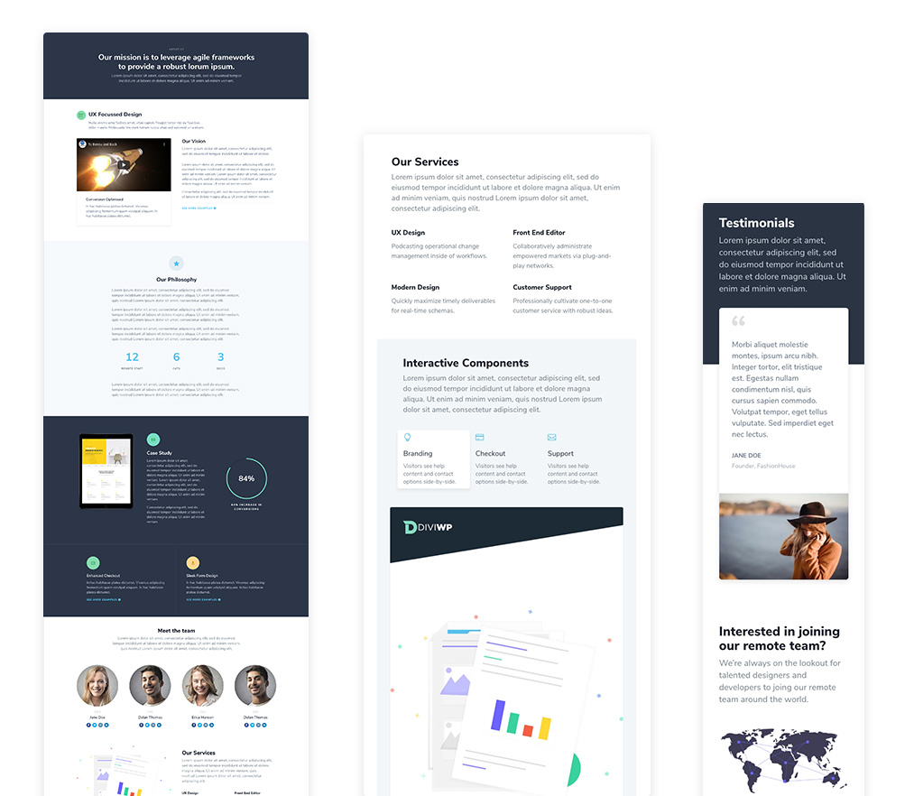 DiviWP About Layout 3