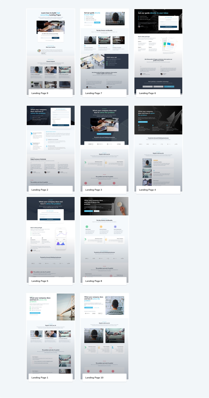 DiviWP Landing Pages