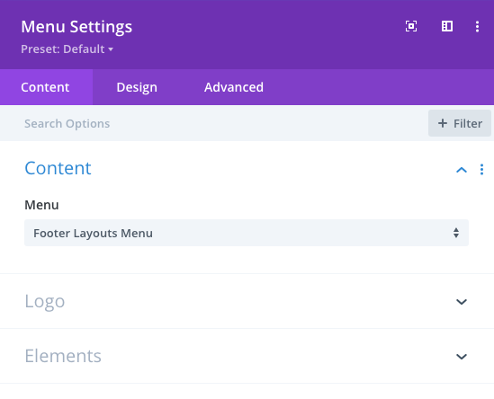 When you're editing the Menu Module via the Visual Builder, you can select your existing menu. Here I've selected the…