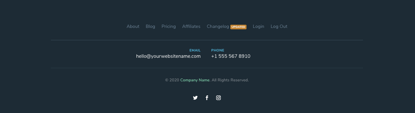 Footers 13 - 20 include beautiful Blurbs to focus attention on calls-to-action. DiviWP Blurb Sections will also all work…