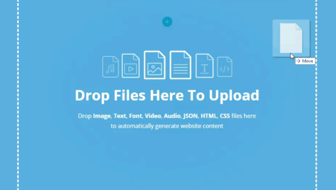 All you have to do now is drag-and-drop your footer JSON file or use the Portability button to import your footer