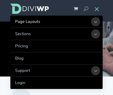 If you want to experiment with a dark mode for the sub-menu, you could use Header 6 as a starting point