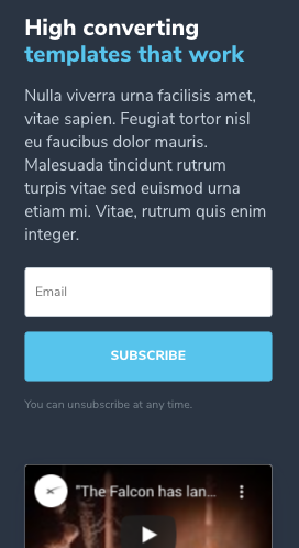 This CSS enables the unique design of the optin form that is not possible to achieve using only the Email Optin Module…