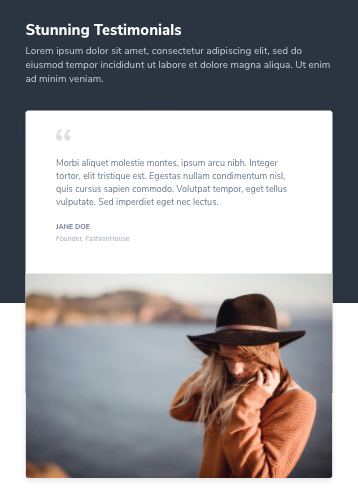 What all of the above does is enable the look and fee of the section to be beautifully responsive across tablet and mobile…