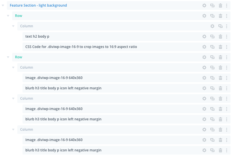 In the Layers view, you can see the Custom CSS Code module which is targeting the Image modules with a custom class of…