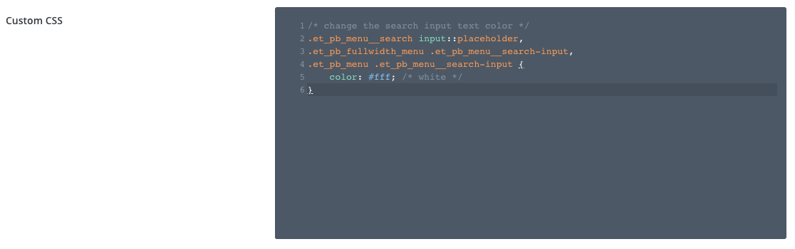 You can cut and paste this snippet into your Divi Theme Options → Custom CSS . Here is example image