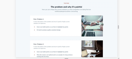 This means the "Card" interface is maintained at various browser sizes. Here is an example of this when testing the…