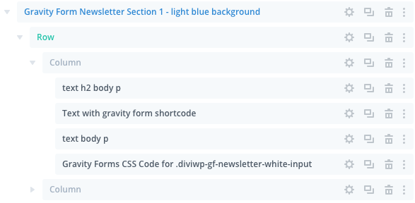 In order for your Gravity Forms to work with the correct custom CSS within each section, you'll need to identify which…
